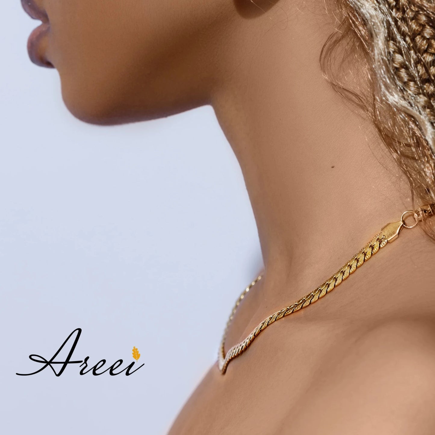 18k gold cuban chain