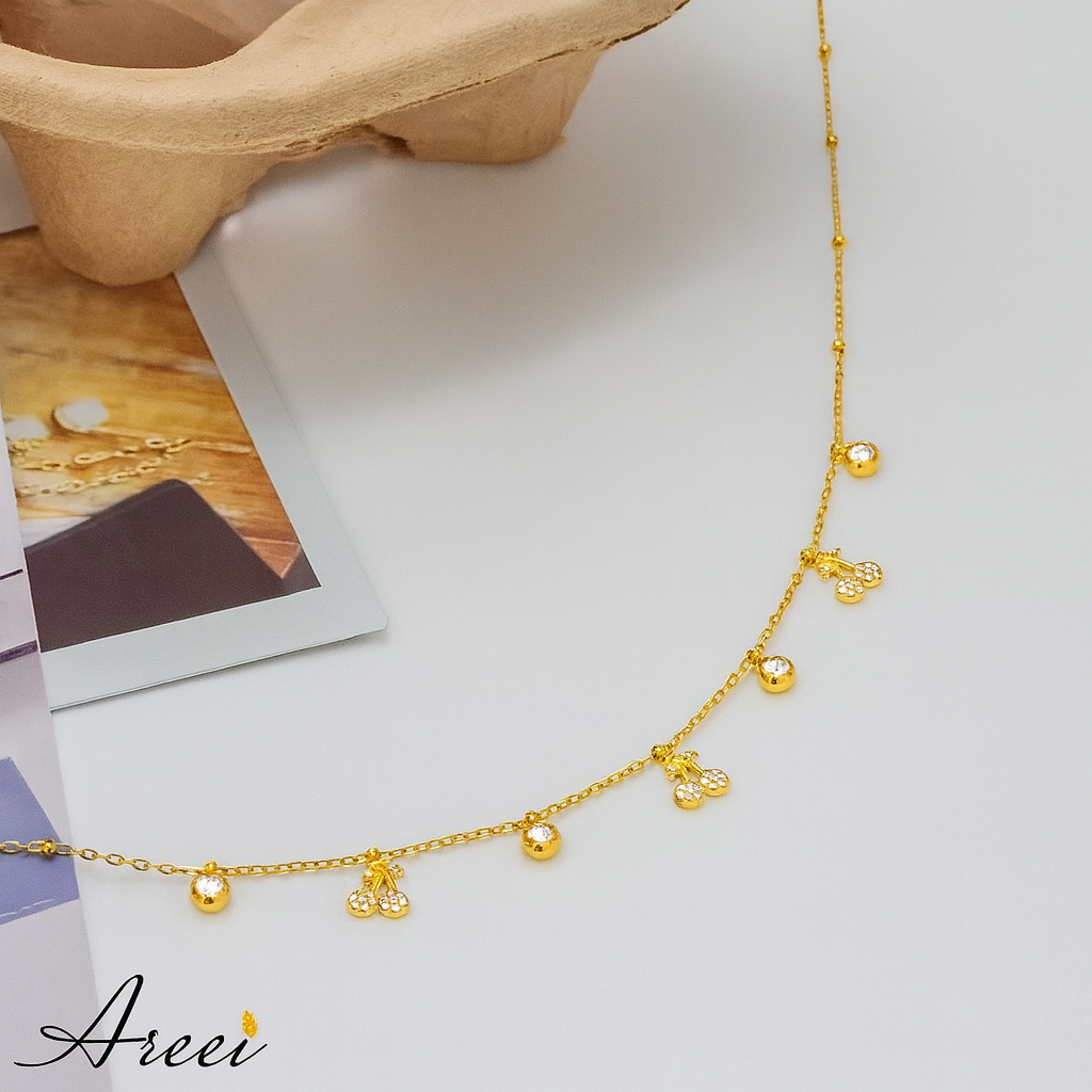 Cherry Diamond Necklace