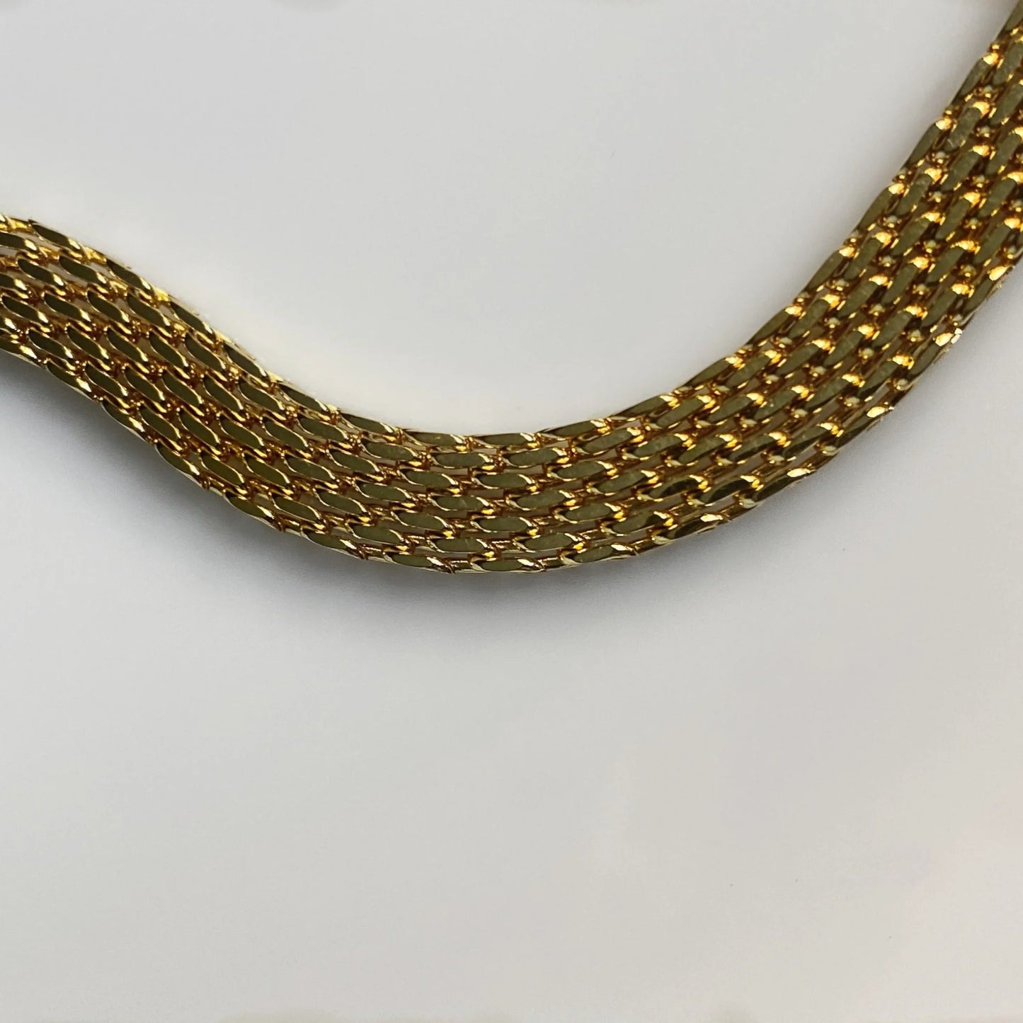 18k gold chain bracelet