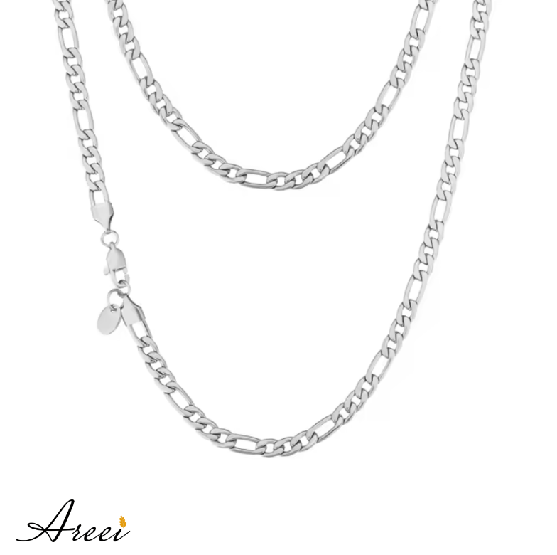 Figaro Rope Cuban Chain Necklace