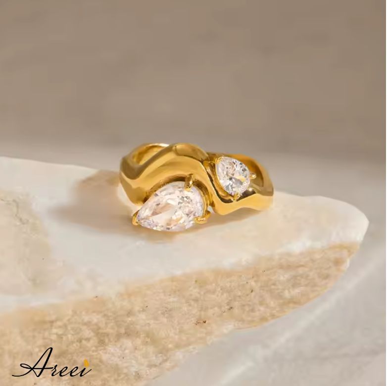 Double Wave Ring