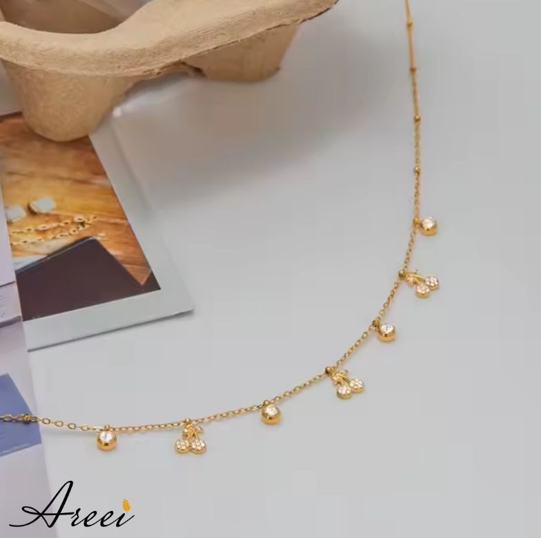Cherry Diamond Necklace
