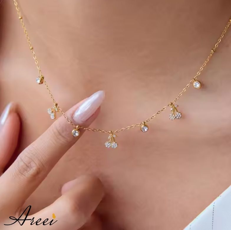 Cherry Diamond Necklace