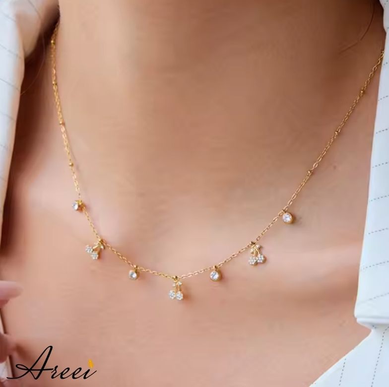 Cherry Diamond Necklace