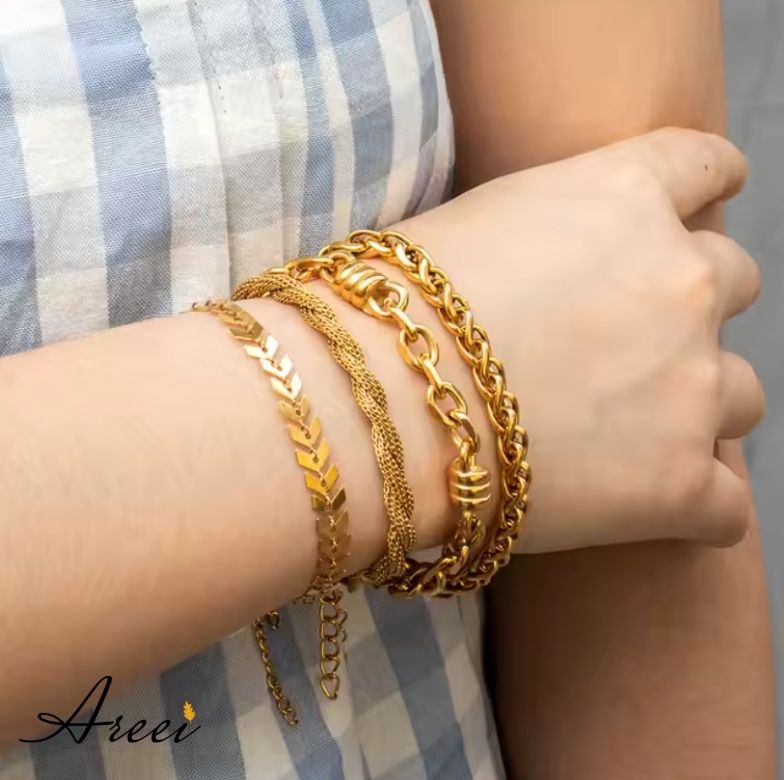 Interlink Chain Rope Bracelet