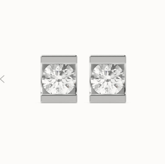 Tension Stud Diamond Earrings