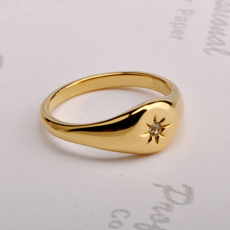 Align Signet Ring