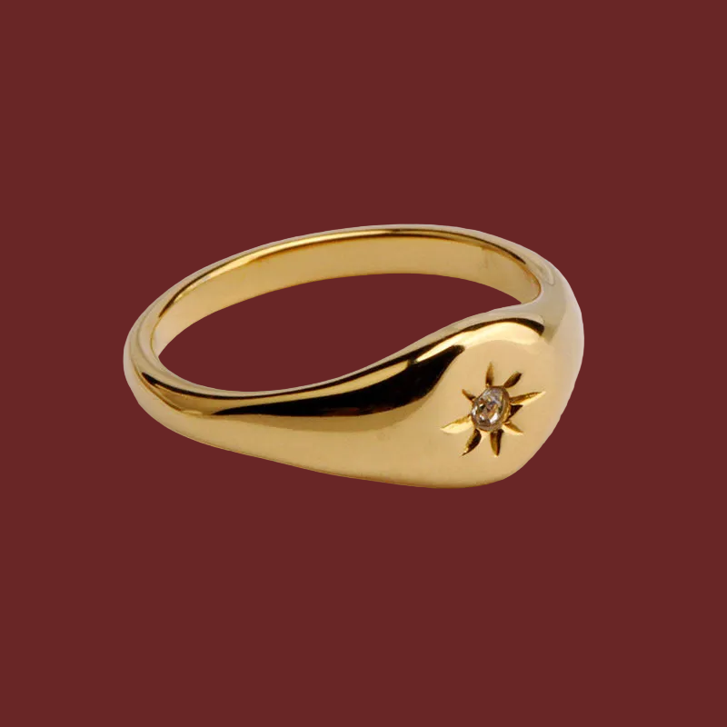 Align Signet Ring