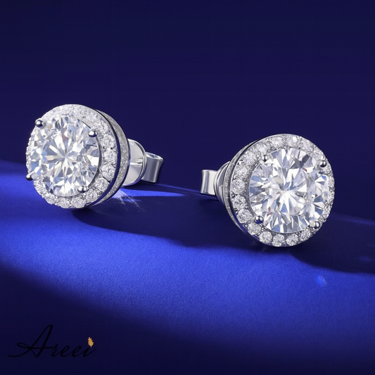 Crown Jewel Diamond Stud Earrings