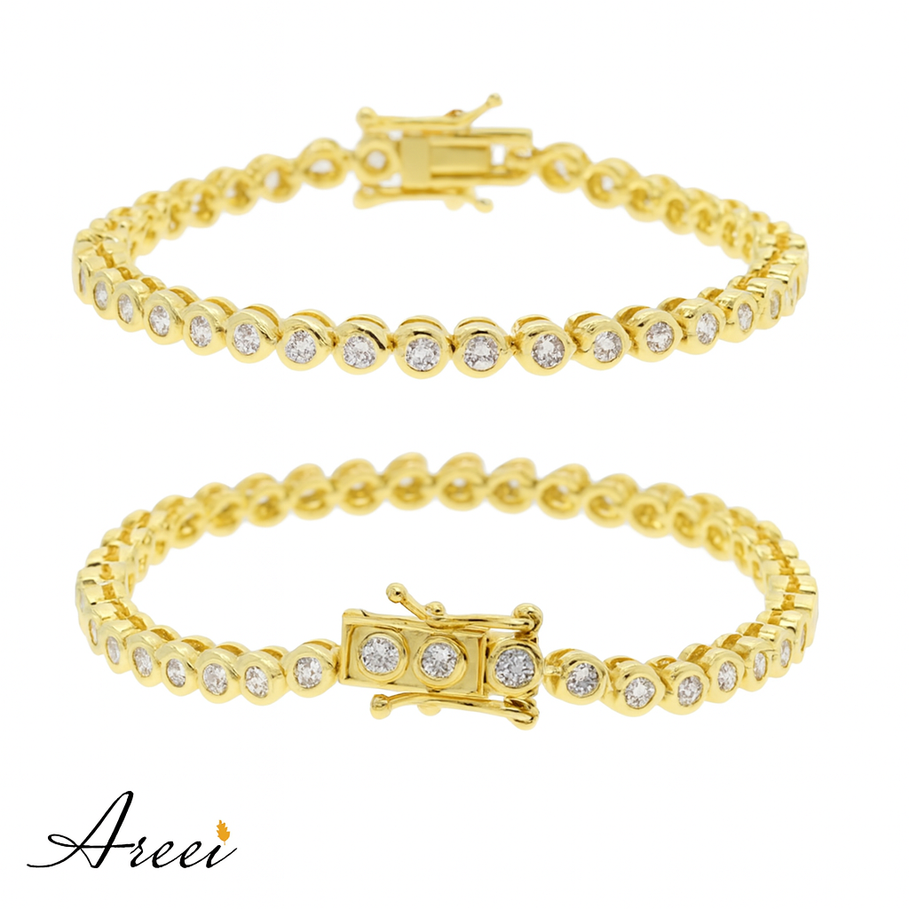 Heart Tennis Bracelet