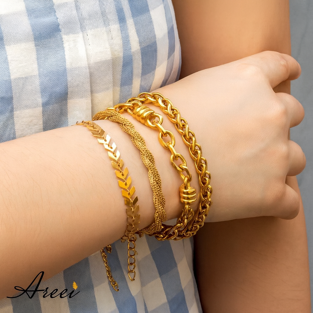 Interlink Chain Rope Bracelet