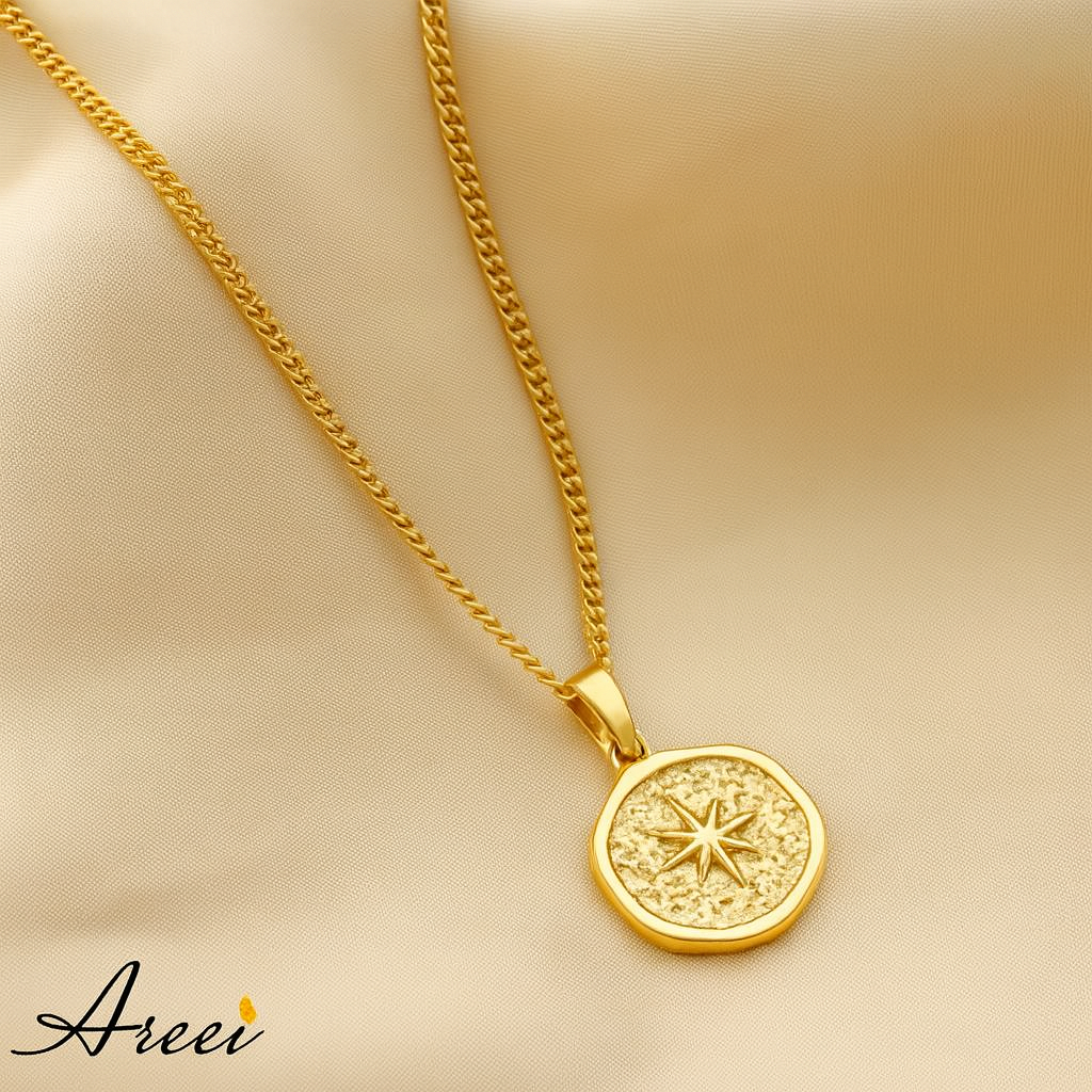 North Star Compass Necklace
