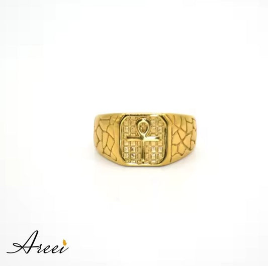 Cross Signet Ring