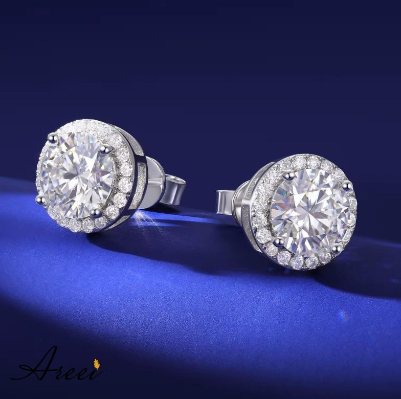 Crown Jewel Diamond Stud Earrings