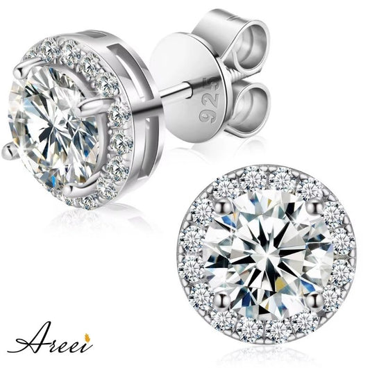 Crown Jewel Diamond Stud Earrings