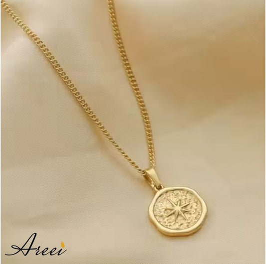 North Star Compass Necklace