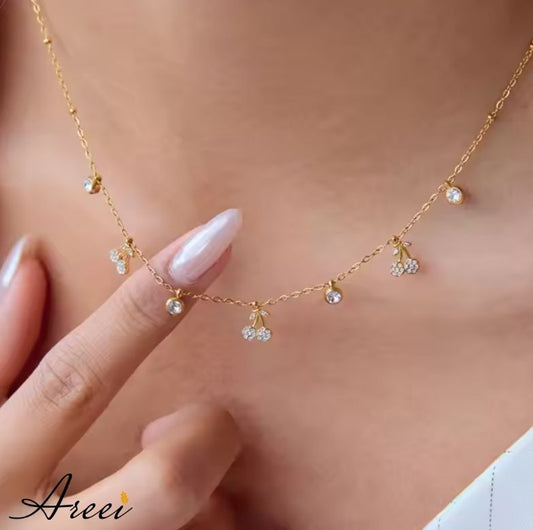 Cherry Diamond Necklace