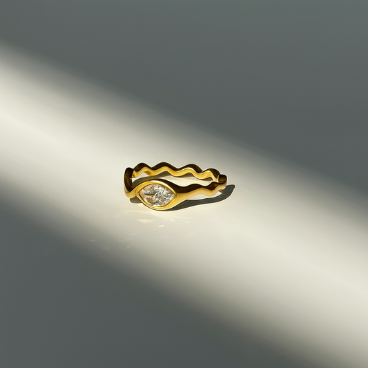 Zig-Zag Wave Ring